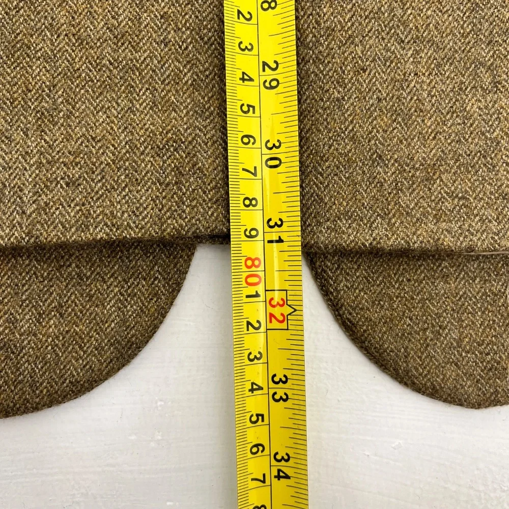 Meeting Street Mens 42R Sport Coat Blazer Brown Lambswool‎ Long Sleeve Outdoor